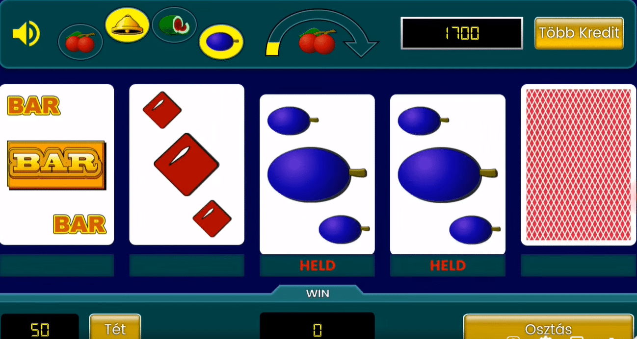 Fruit Poker Nyerőgép-3